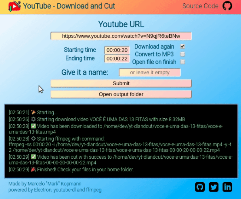 YouTube – Download & Cut - 1